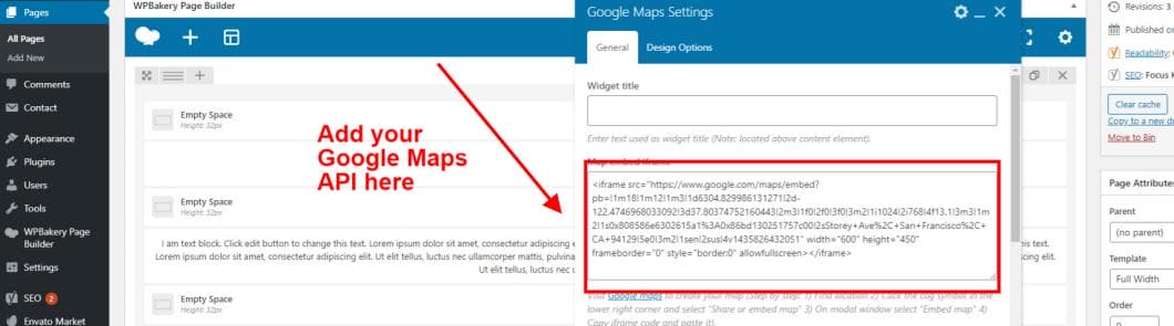 Add API for Google Maps