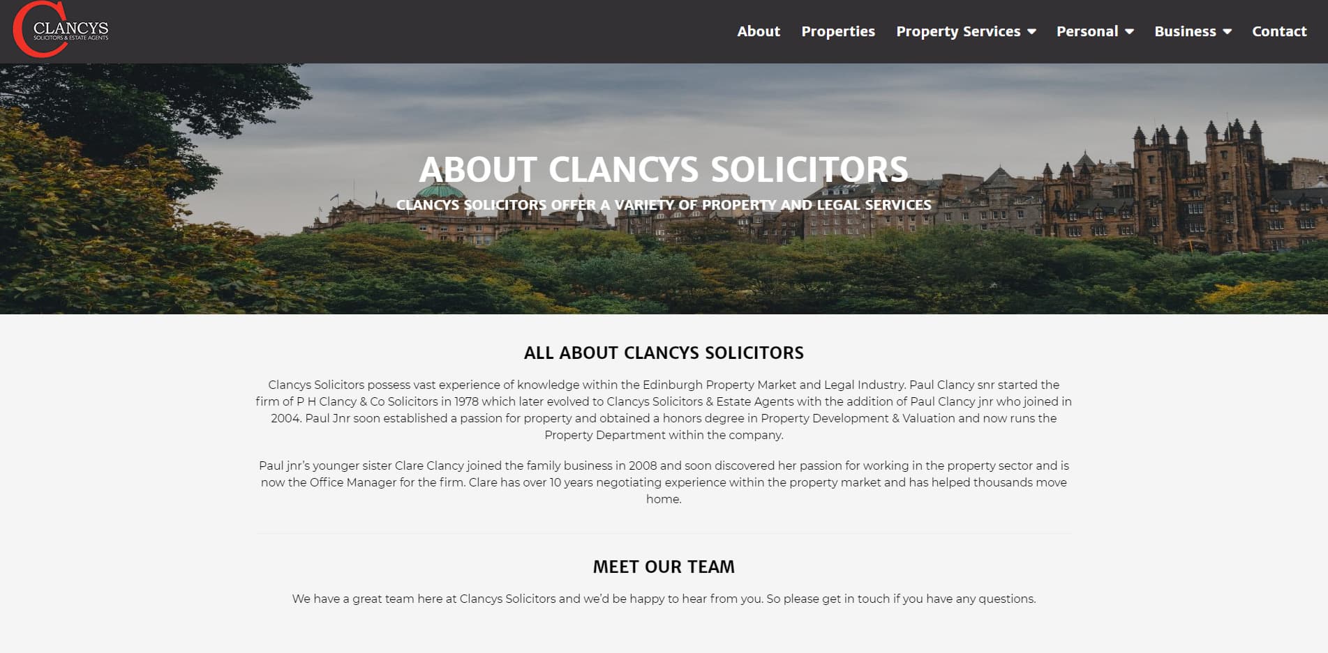 Clancys Solicitors About 2018