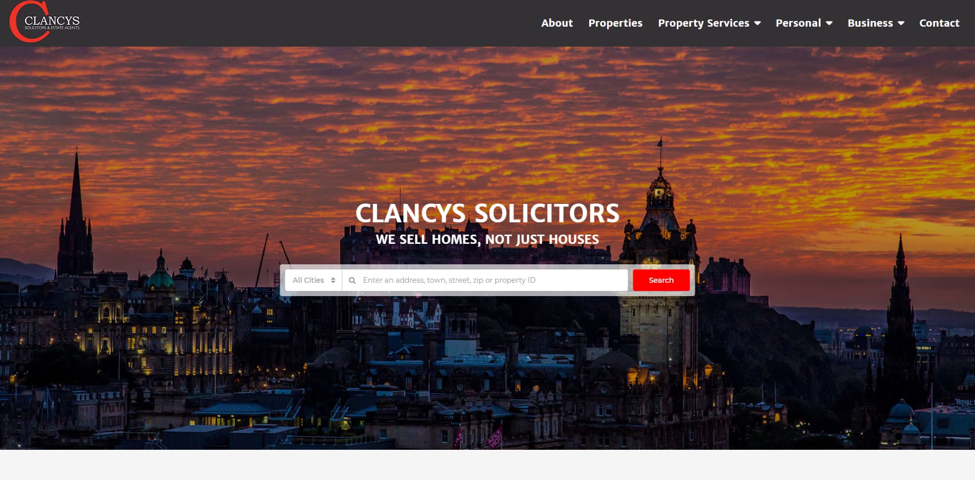 Clancys Solicitors Homepage 2018