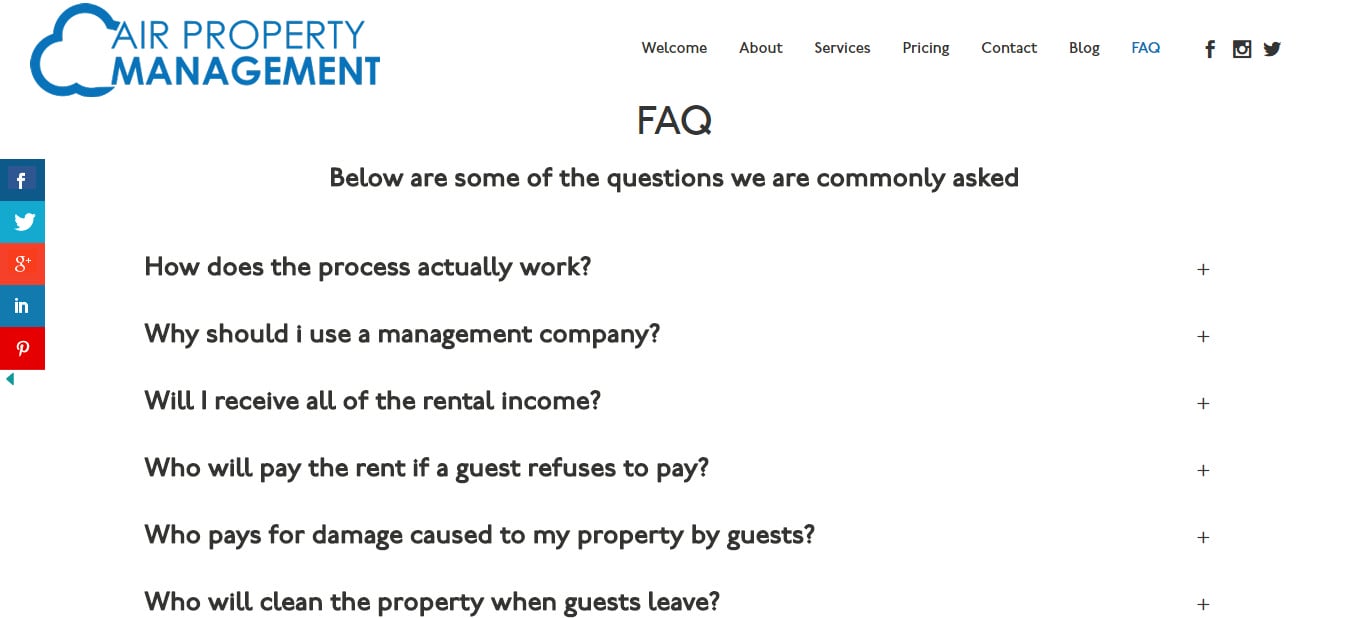 FAQ Air Property Management
