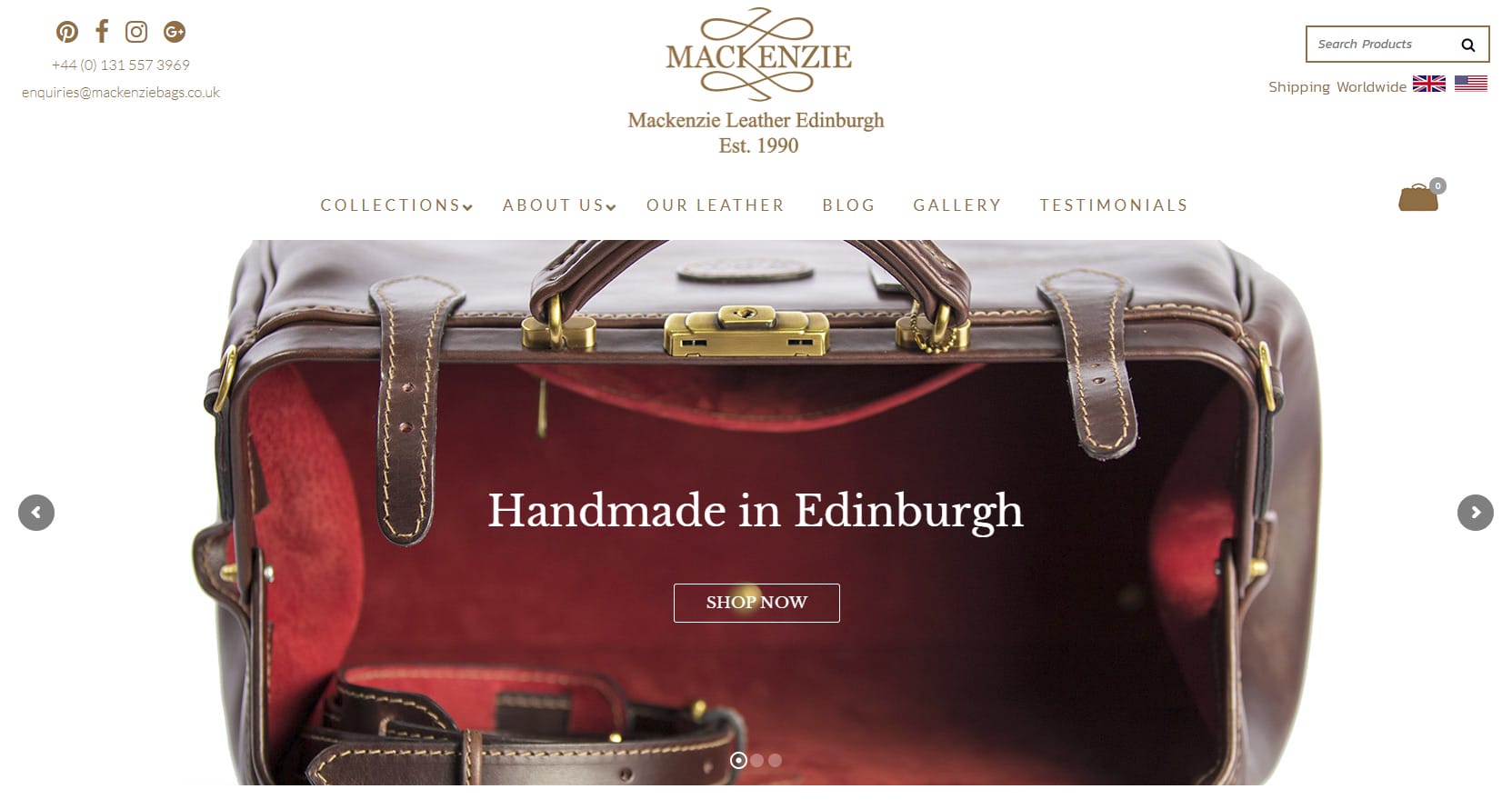 Home MacKenzie Leather Bags