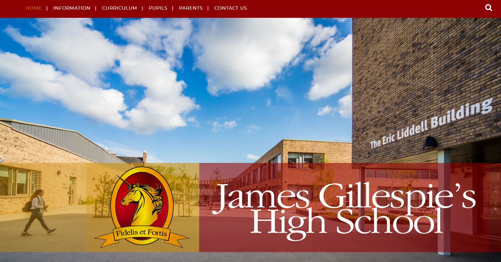 James Gillespie's High School Homepage