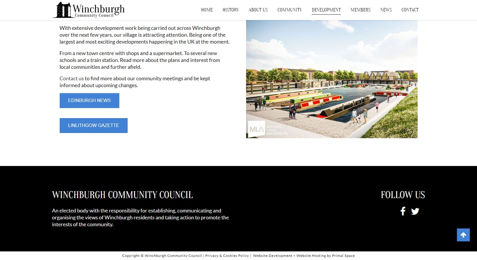 Winchburgh Community Council Development Footer