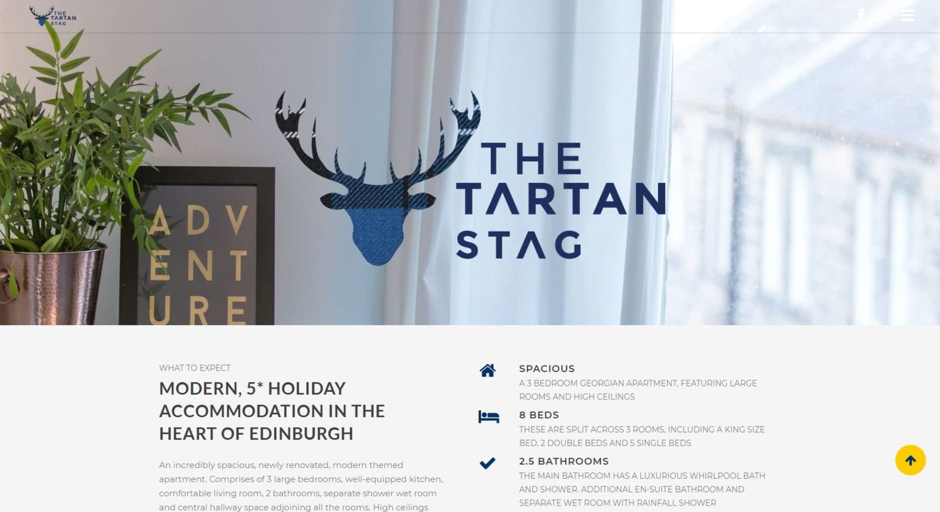 Tartan Stag Website Design Logo