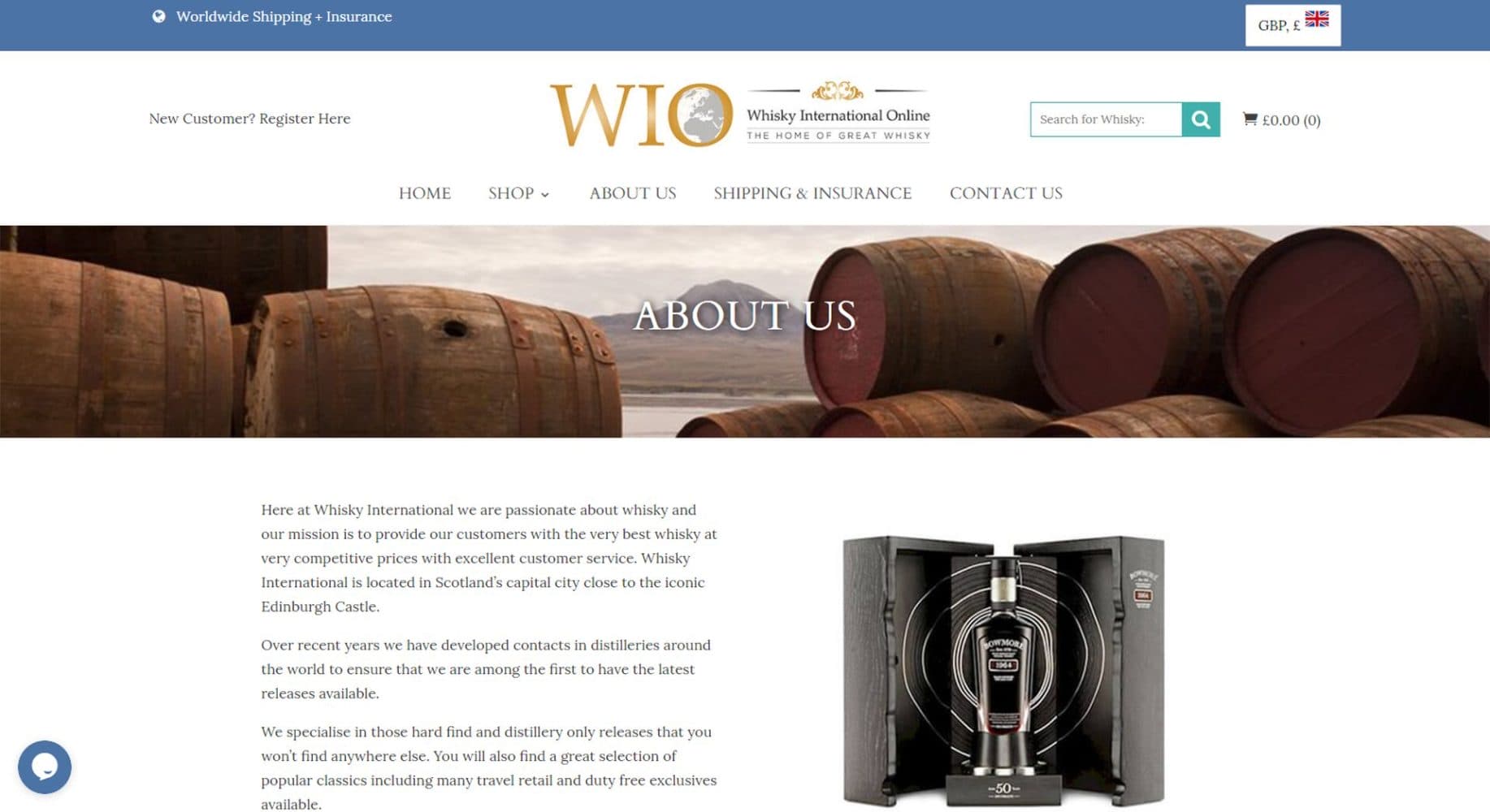 Whisky International Online About