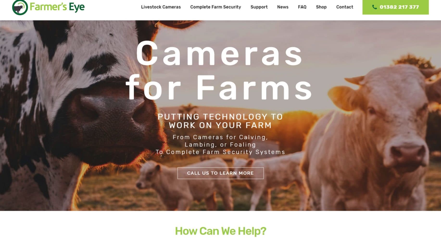 Farmers Eye Homepage