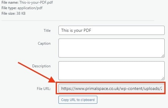 How to upload a pdf to your WordPress Website